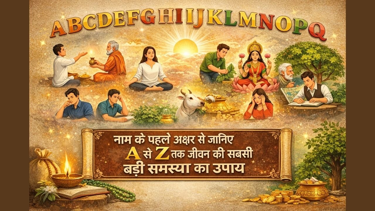 नाम अनुसार उपाय: नाम के पहले अक्षर से जानिए जीवन की समस्या का उपाय – A से Z तक